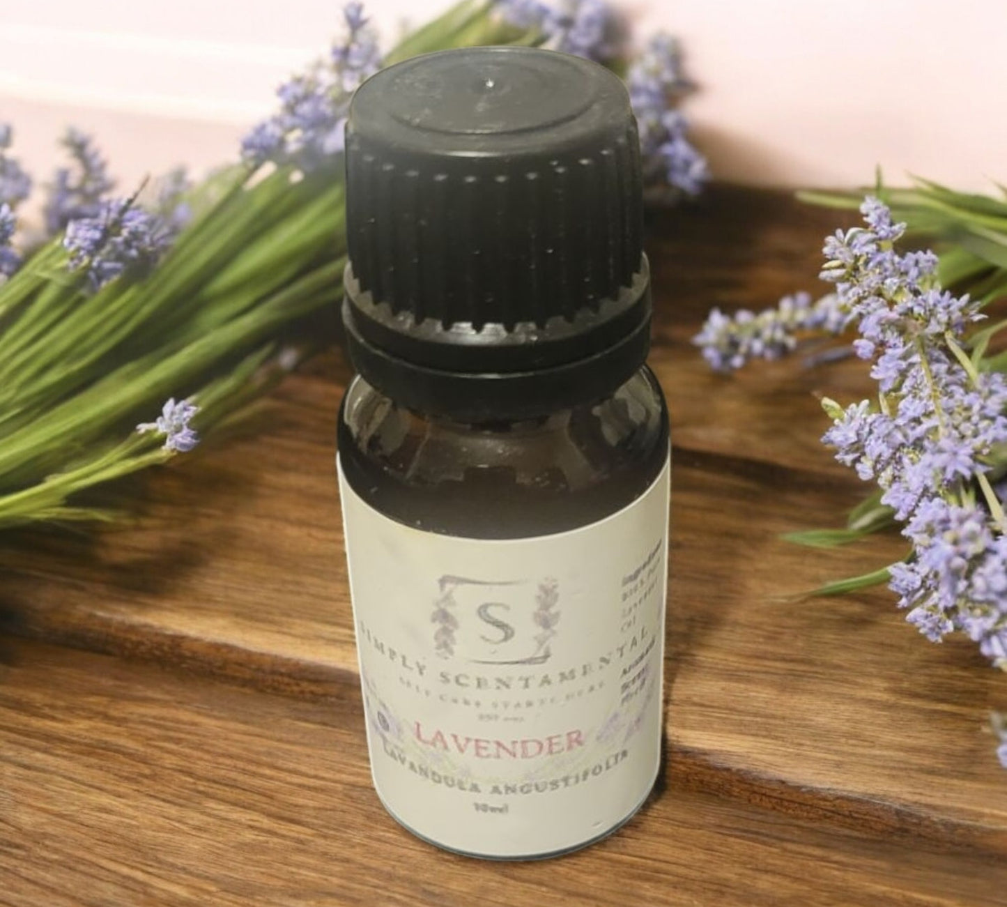 Pure Lavender Essential Oil 100% Natural- 10ml Bottle - Simply Scentamental LLC