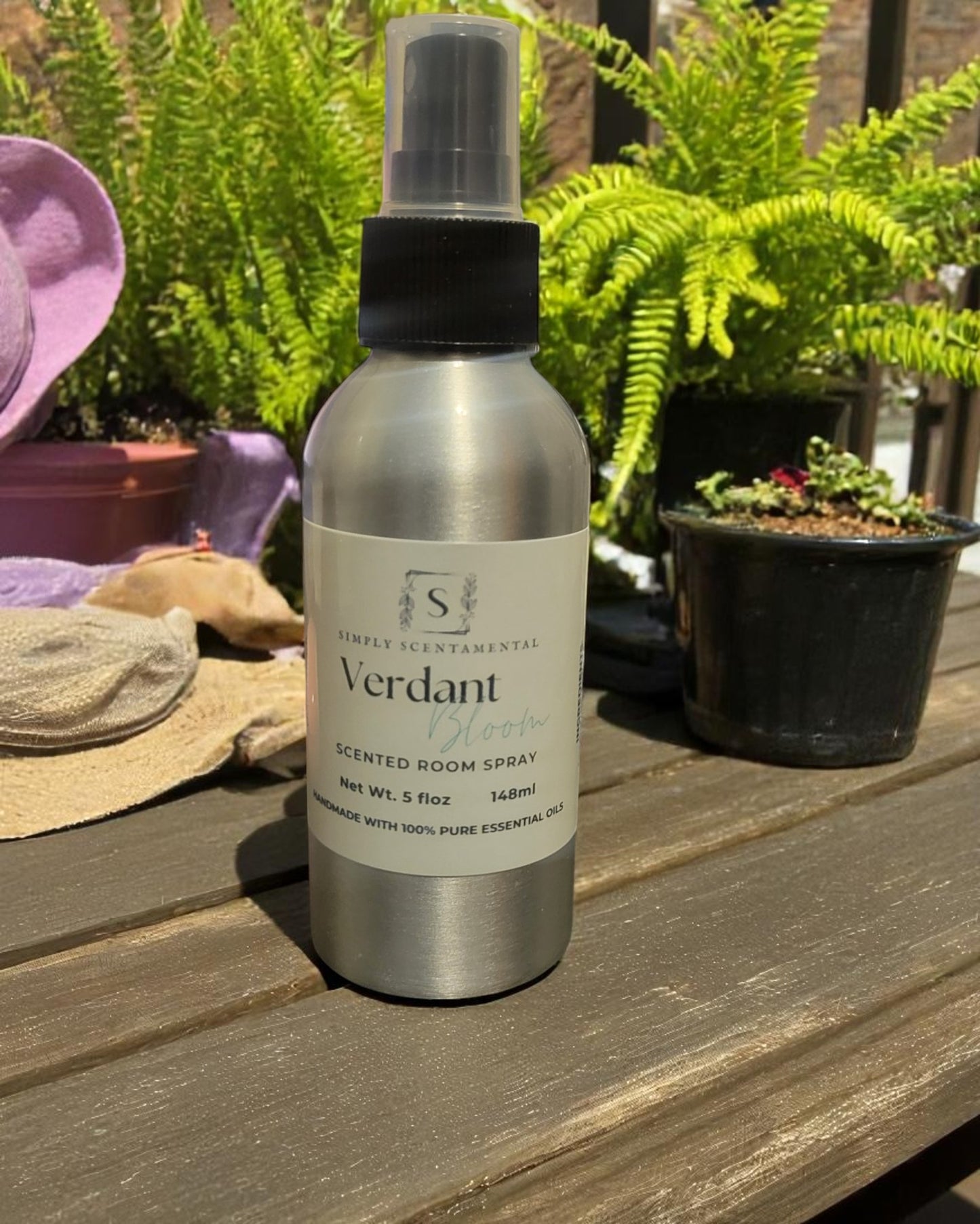 Verdant Bloom Room & Linen Spray– Fresh Botanical Scent