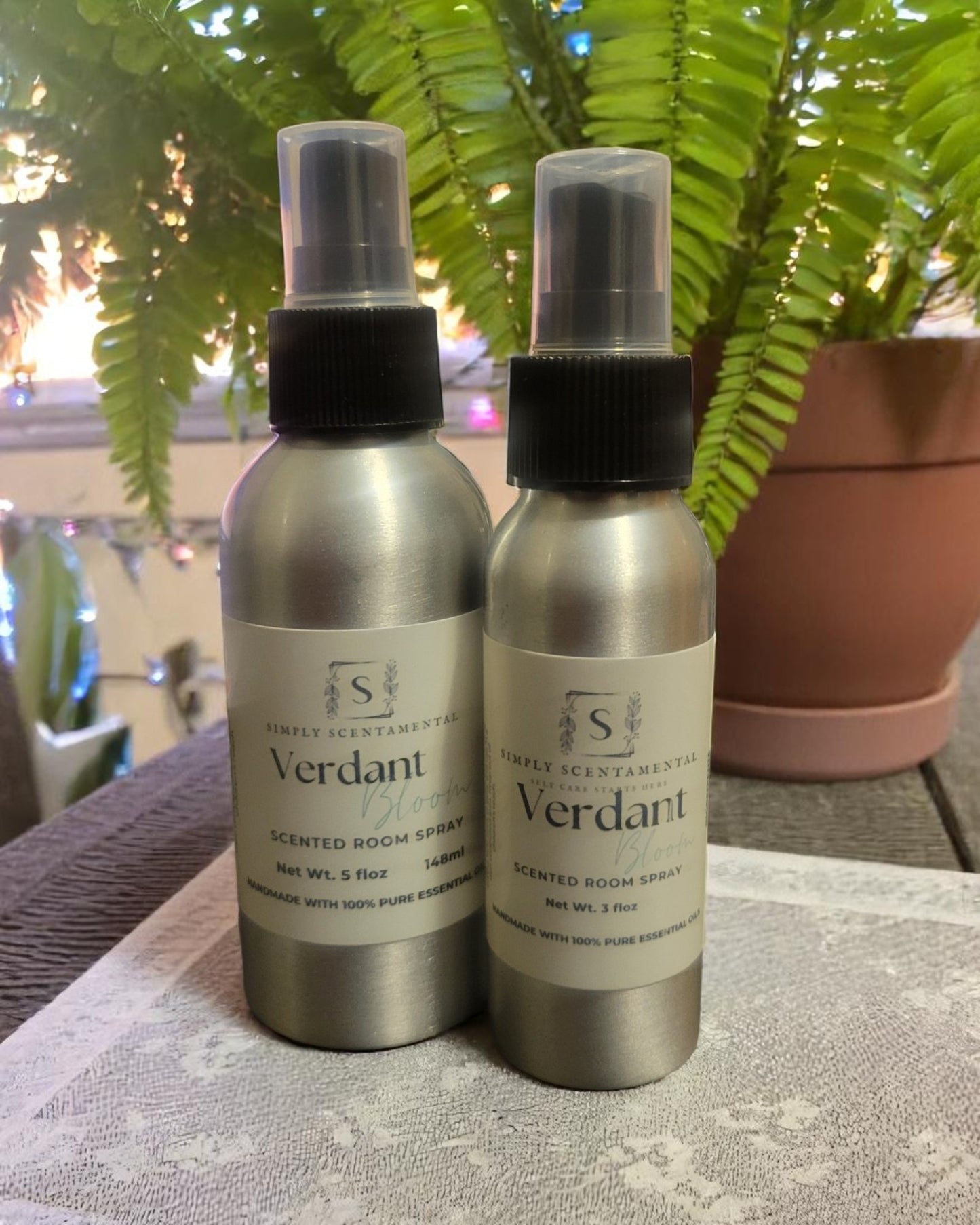 Verdant Bloom Room & Linen Spray– Fresh Botanical Scent