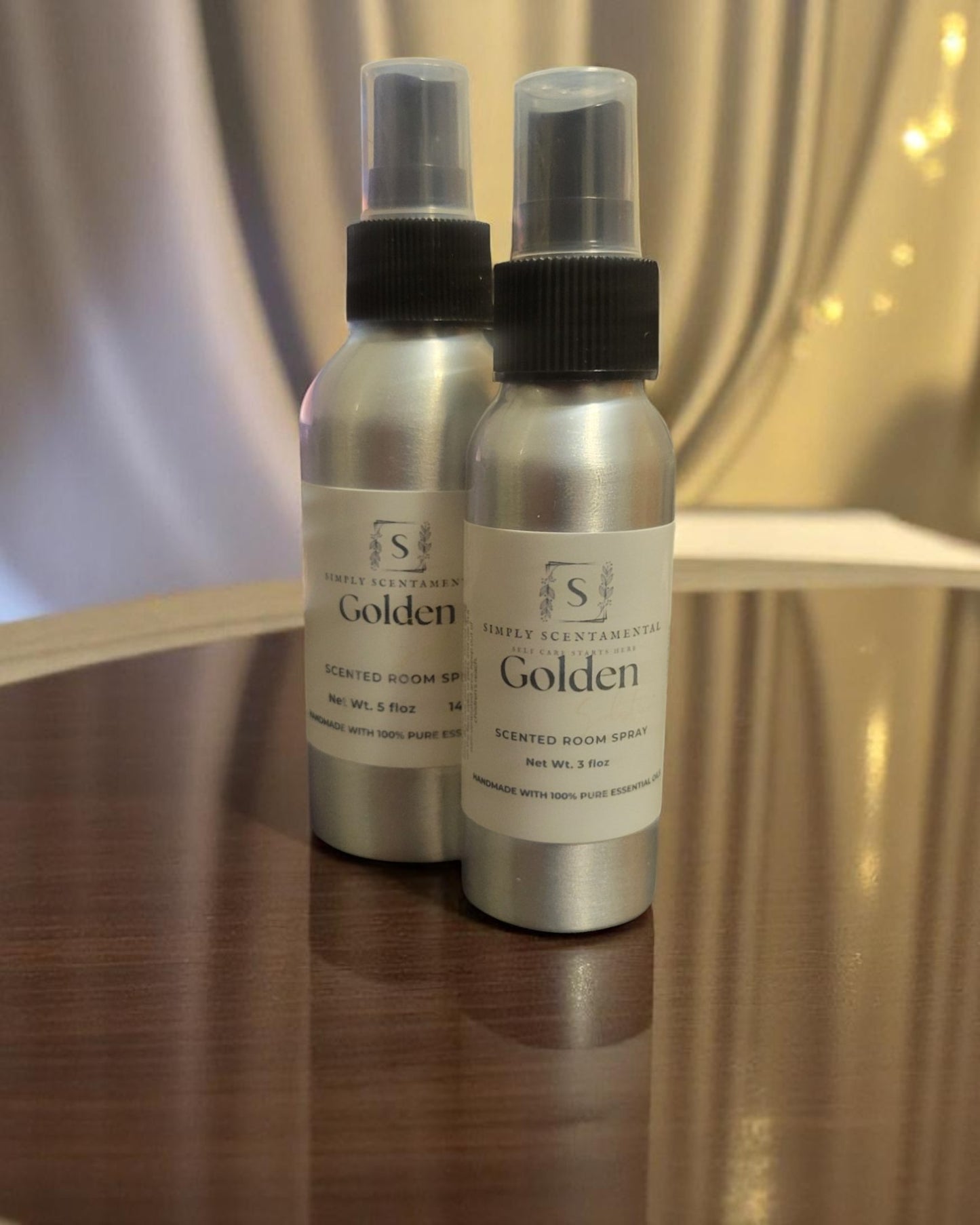 Golden Solstice Room Spray – Sun-Kissed Citrus Fragrance