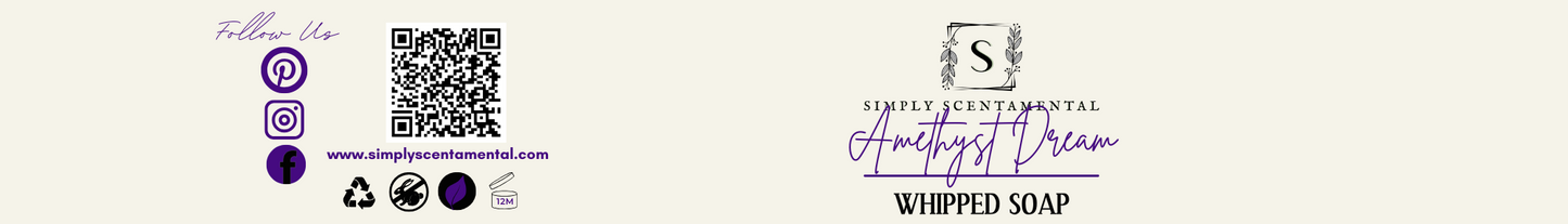 Amethyst Dream Whipped Soap