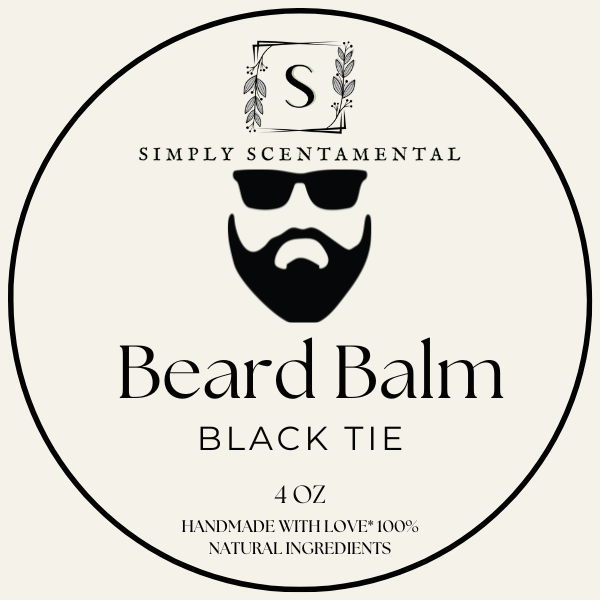 Black Tie Beard Balm - Simply Scentamental LLC