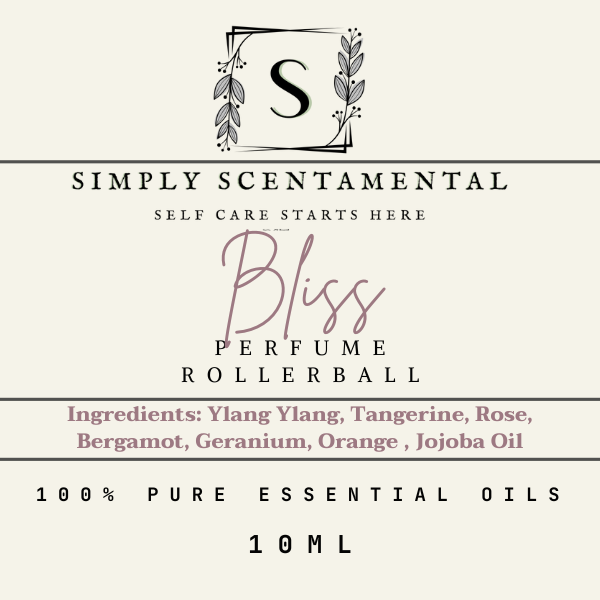 Bliss Perfume Rollerball, 10ml - Simply Scentamental LLC