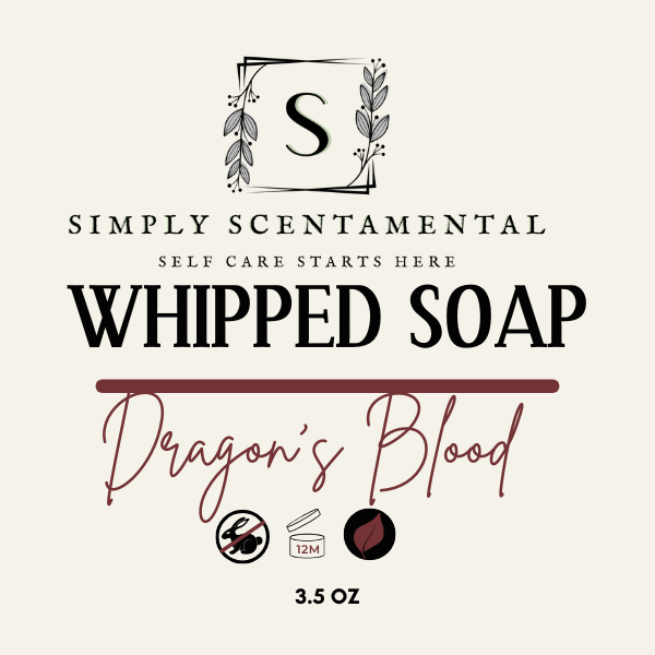 Dragon Blood Foaming Whipped Soap