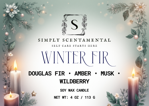 Winter Fir Soy Candle