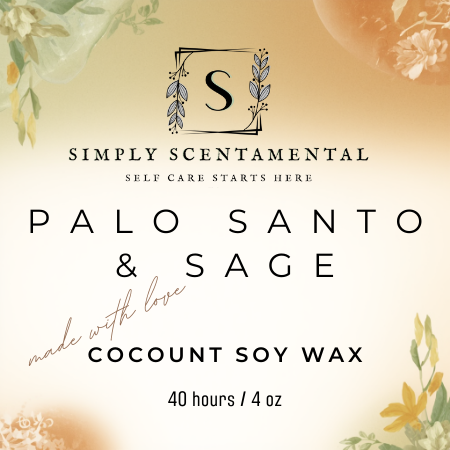 Palo Santo & Sage Soy Candle