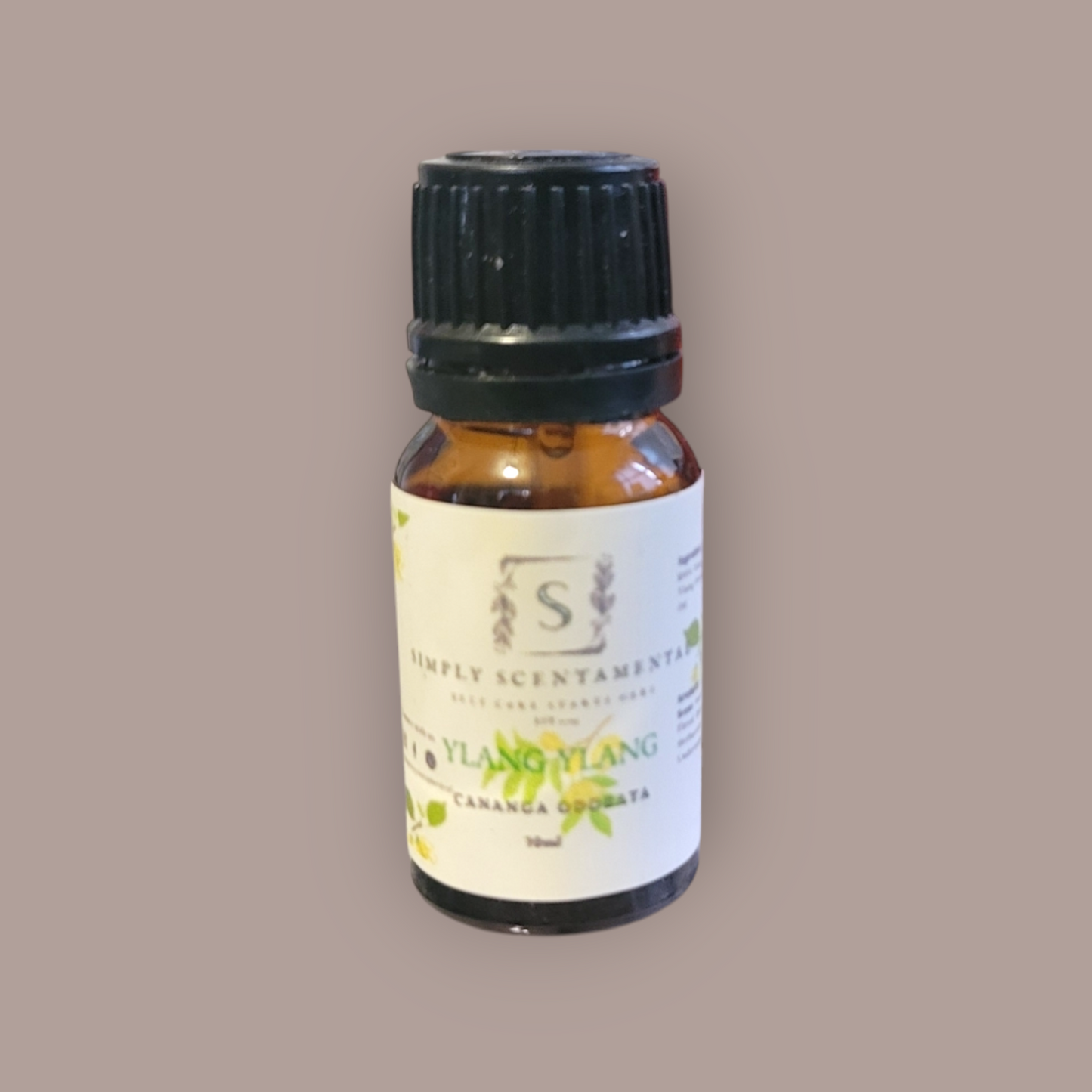 Pure Ylang Ylang Essential Oil 10ml - Calming Floral Aroma for Emotional Balance and Skin Care - Simply Scentamental LLC