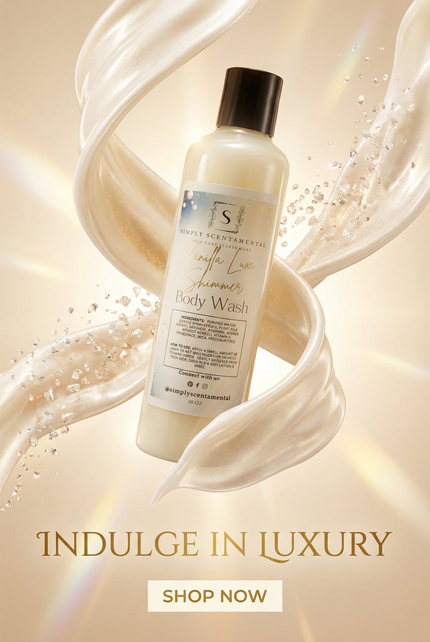 Vanilla Luxe Shimmer Body Wash