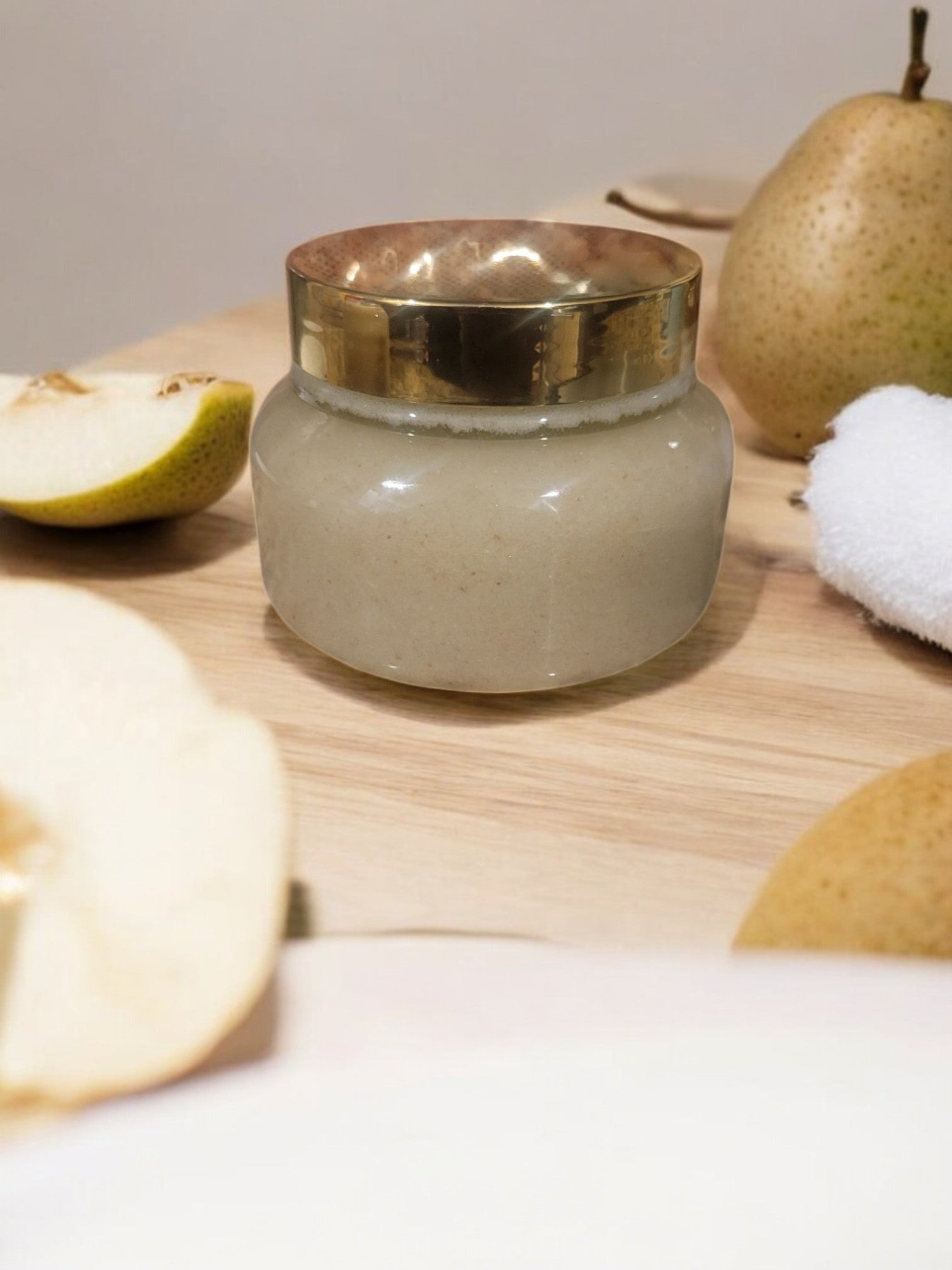 Pear Prosecco Himalayan Salt Body Scrub With Shea Butter - Simply Scentamental LLC