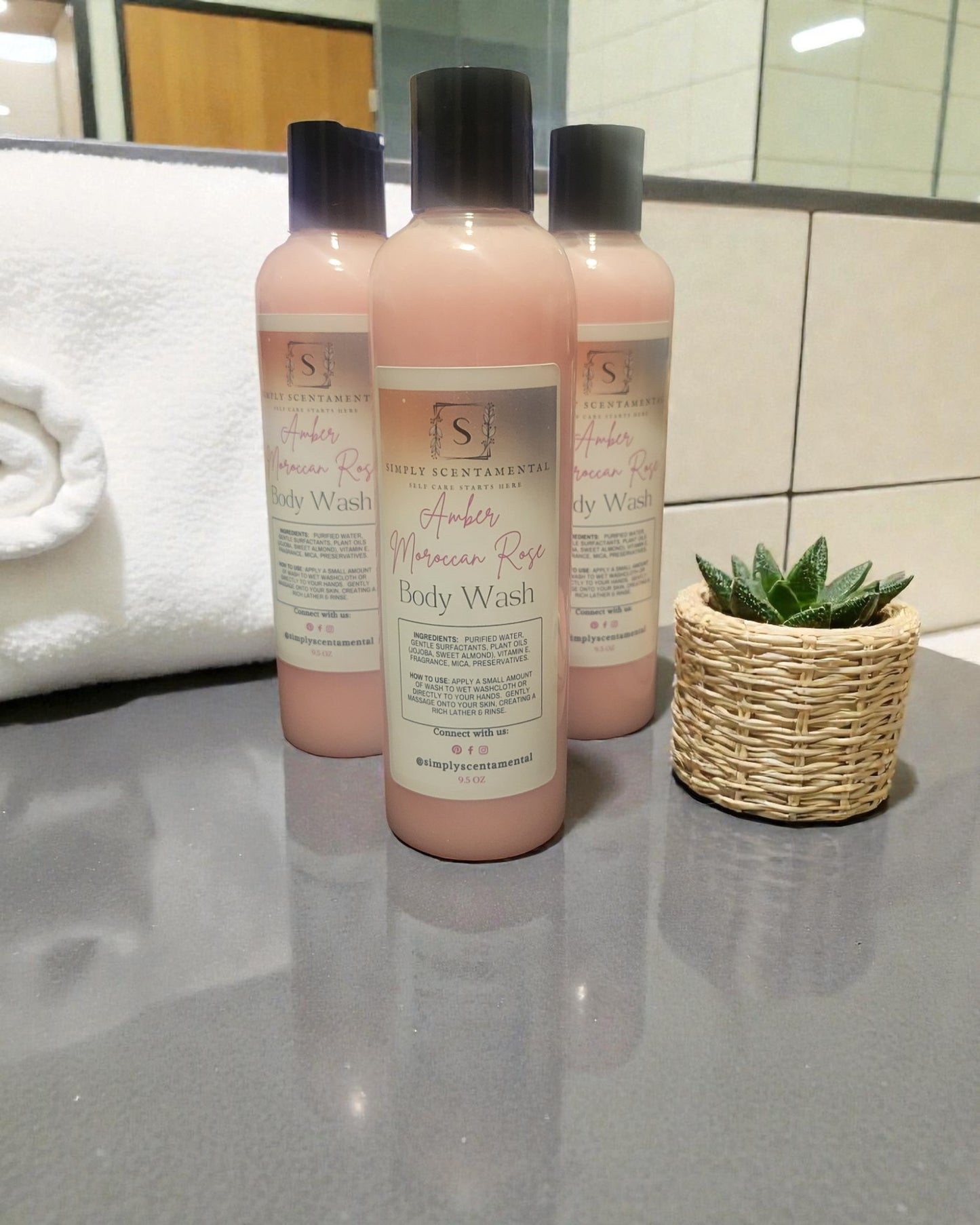 Amber Romance Moroccan Rose Body Wash - 9.5 oz