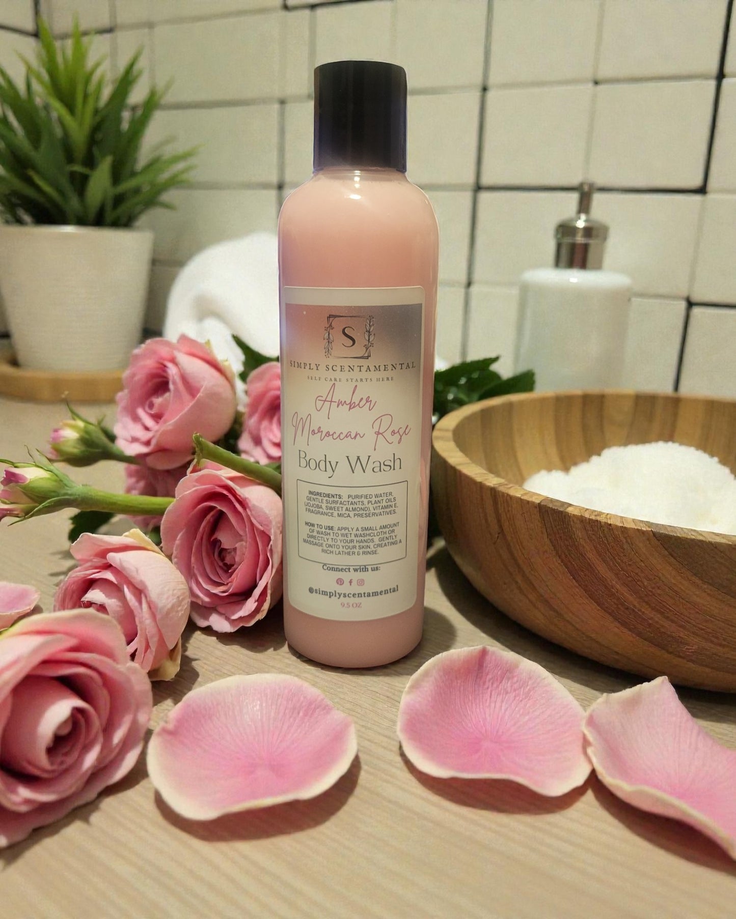 Amber Romance Moroccan Rose Body Wash - 9.5 oz