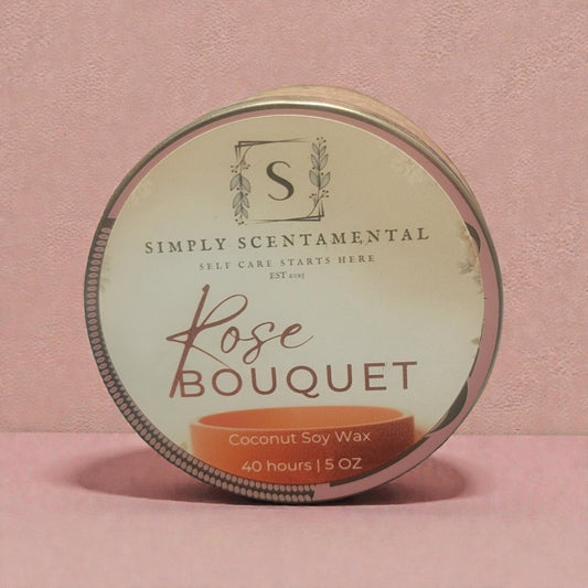 Rose Bouquet Soy Candle