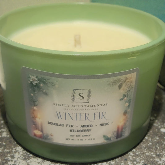 Winter Fir Soy Candle