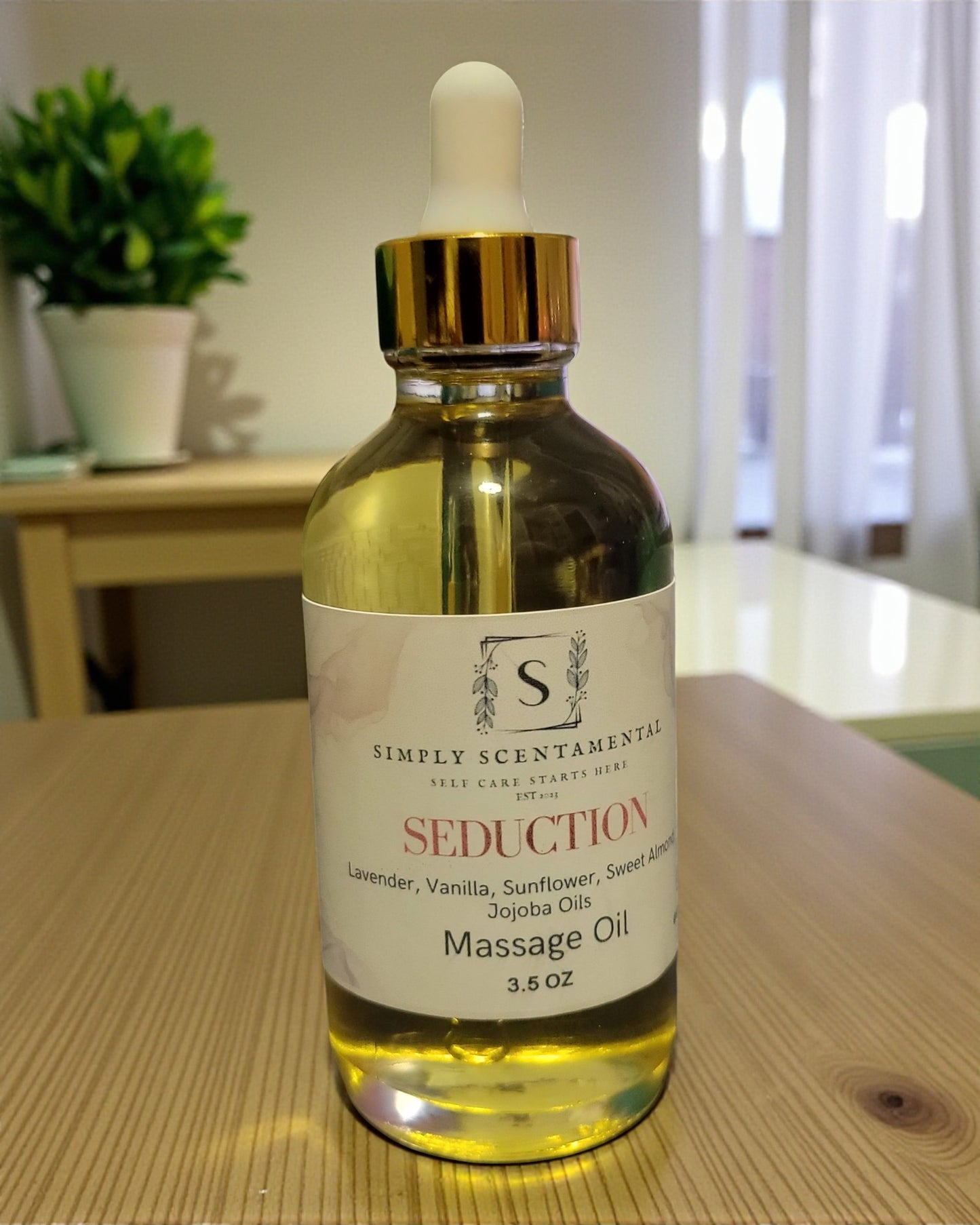 Seduction Massage Oil - Lavender Vanilla Couples Massage Oil