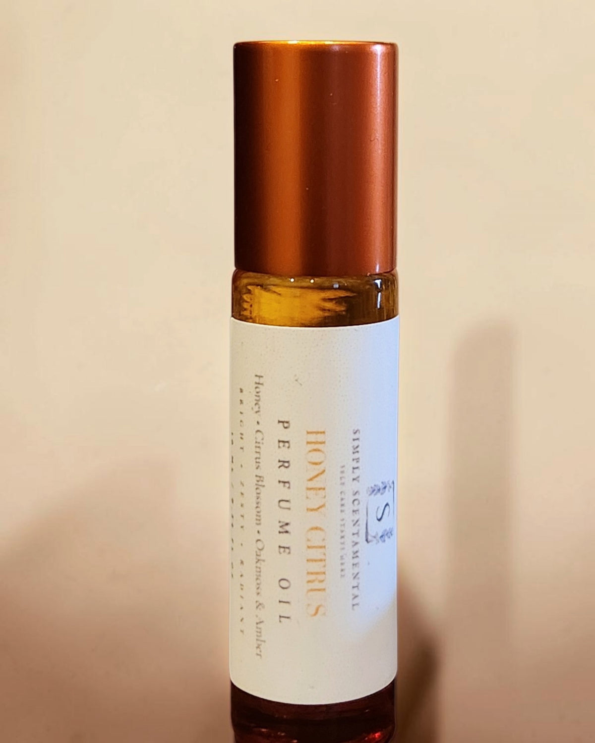 Honey Citrus Perfume Rollerball, 10ml