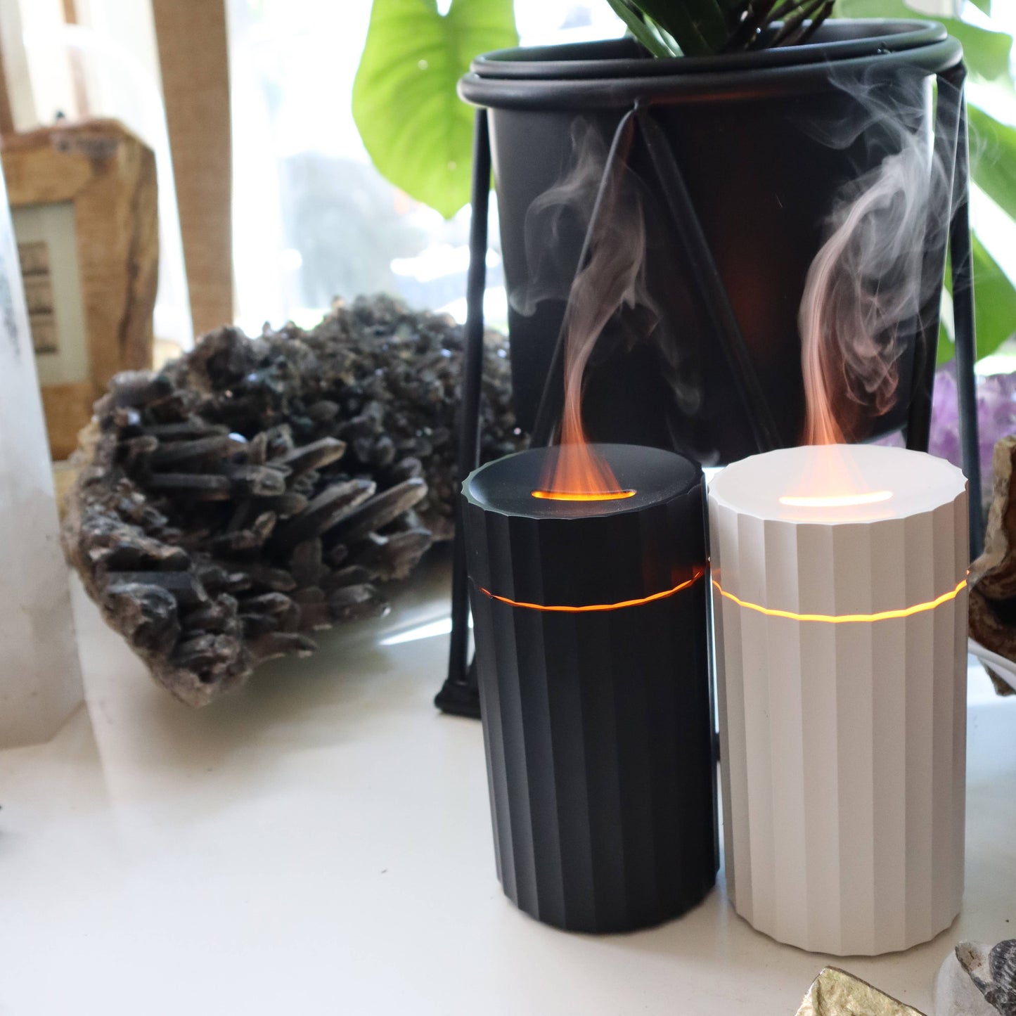Candyl Mini Multi-Color Flame Essential Oil Diffuser