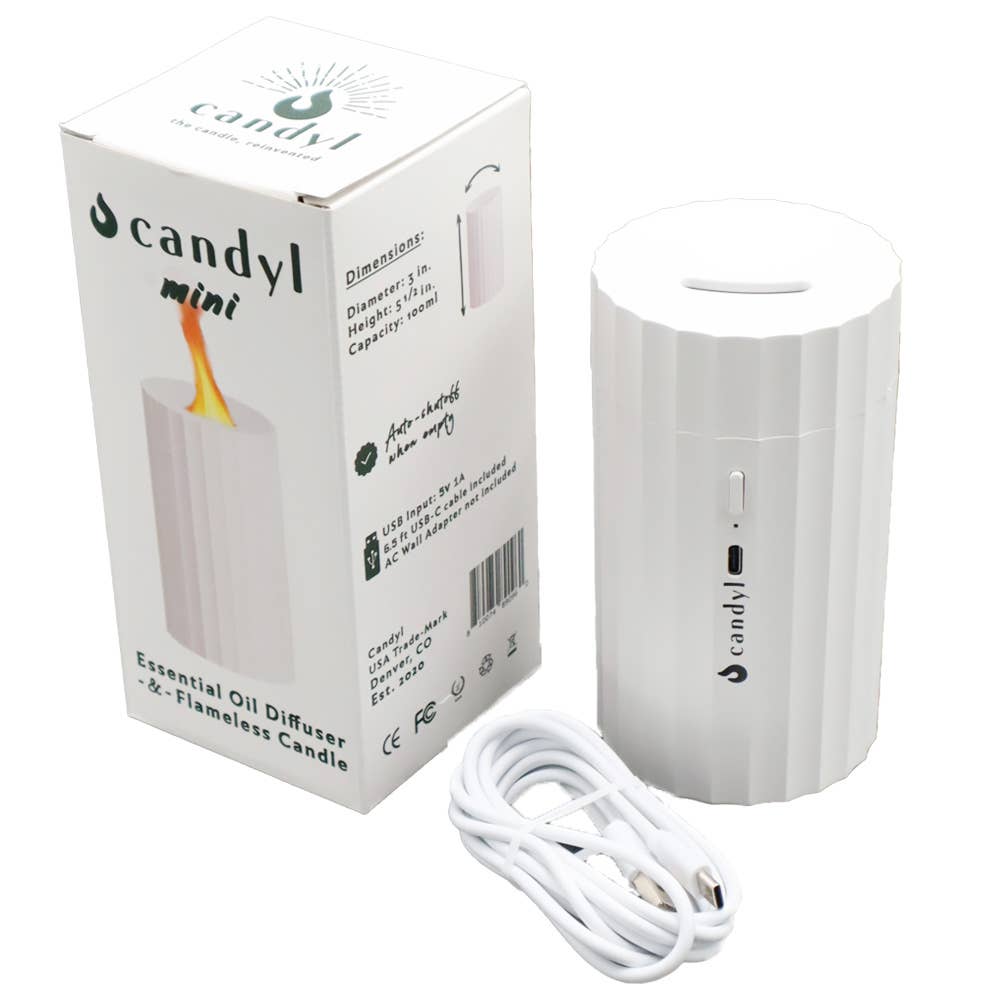Candyl Mini Multi-Color Flame Essential Oil Diffuser