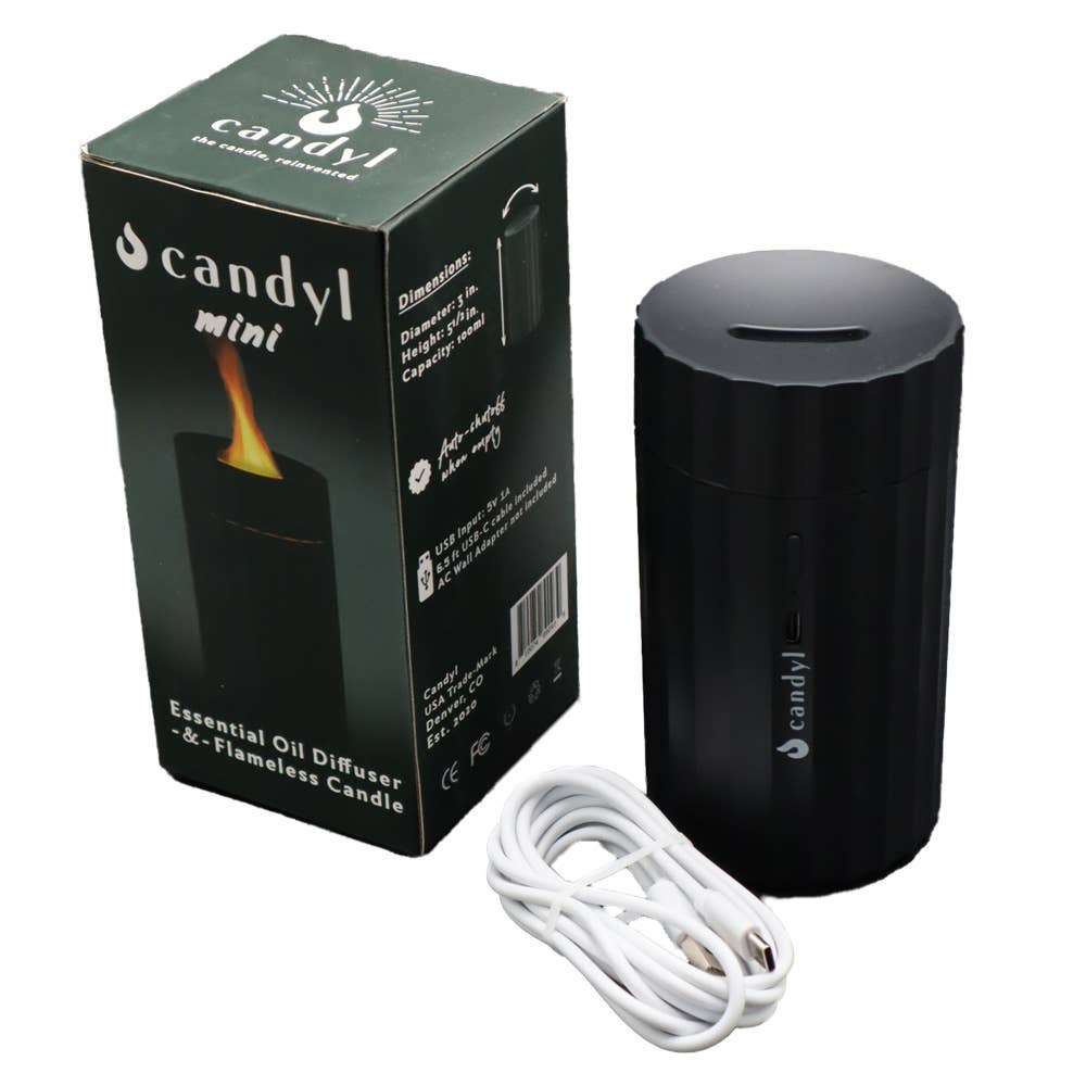 Candyl Mini Multi-Color Flame Essential Oil Diffuser