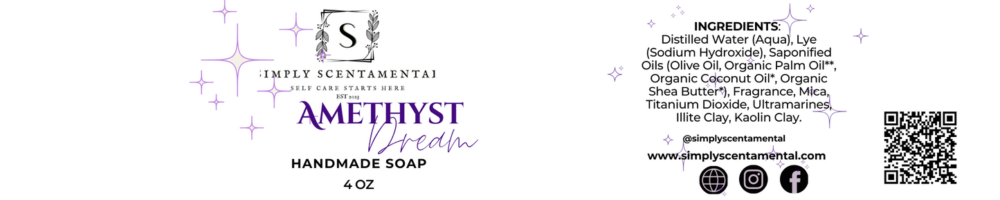 Amethyst Dream Soap Bar, 4.5 OZ