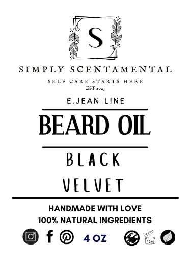 E Jean Line Beard Oil Collection