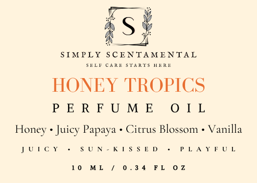 Honey Tropics Perfume Rollerball, 10ml