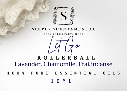 Let Go Aromatherapy Rollerball 10ml - Lavender, Chamomile & Frankincense