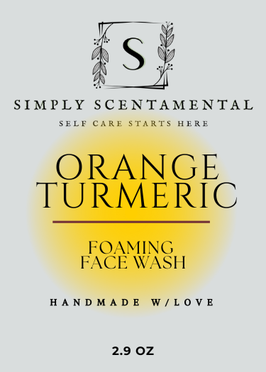 Orange Turmeric Foaming Face Wash