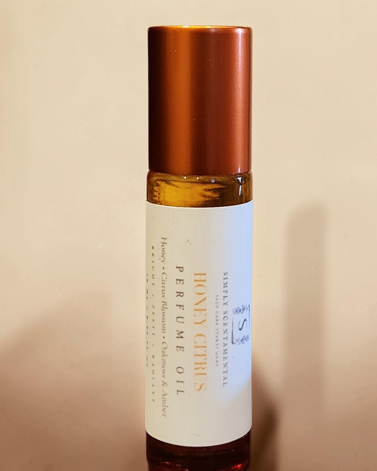 Honey Citrus Perfume Rollerball, 10ml