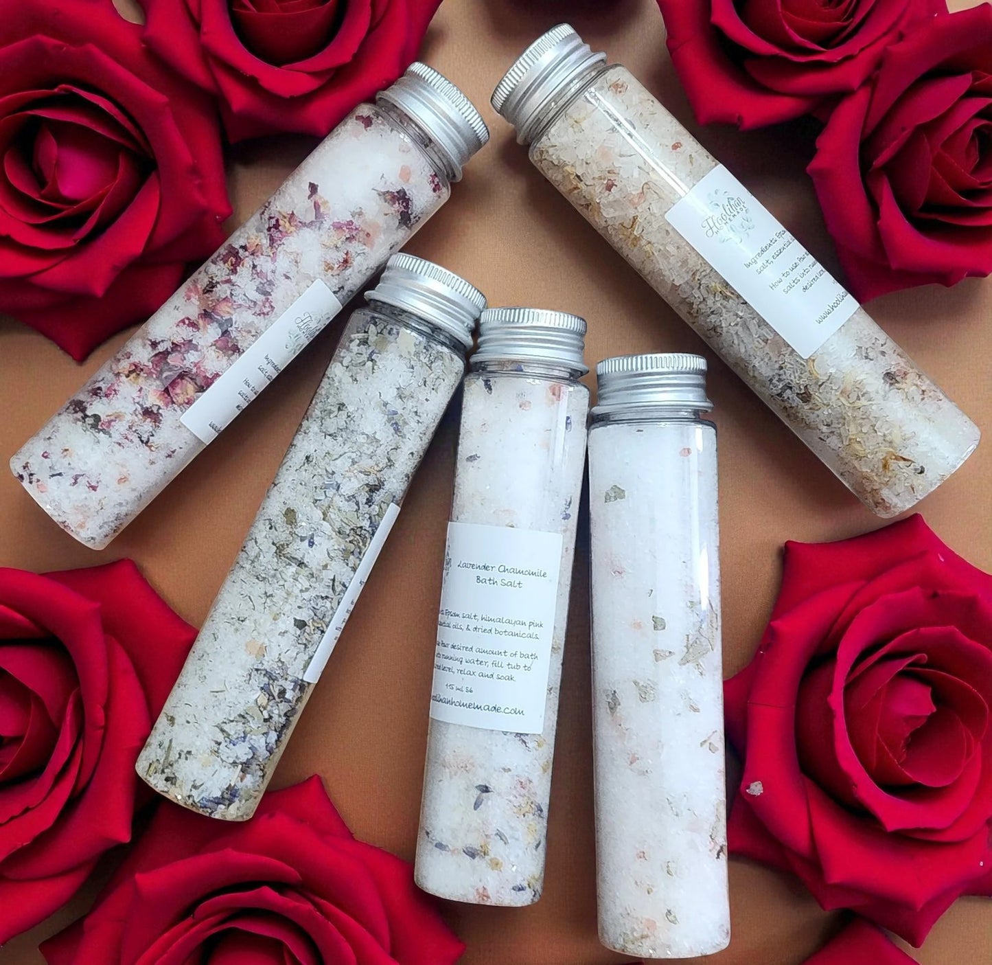 Botanical Bath Salt Tubes – 3.8 oz | 50ml