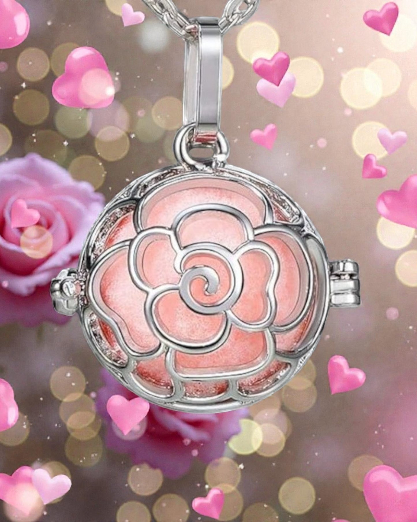 Aromatherapy Diffuser Pendant Necklace | Essential Oil Lockets