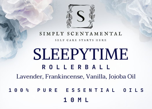 Sleepytime Aromatherapy Rollerball 10ml - Lavender, Frankincense & Vanilla