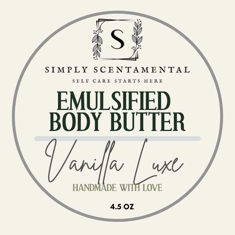 Vanilla Luxe Emulsified Body Butter