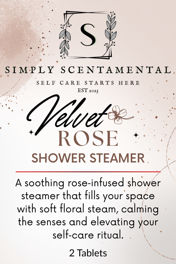 Soothing Rose Shower Steamer - Aromatherapy Shower Tablet