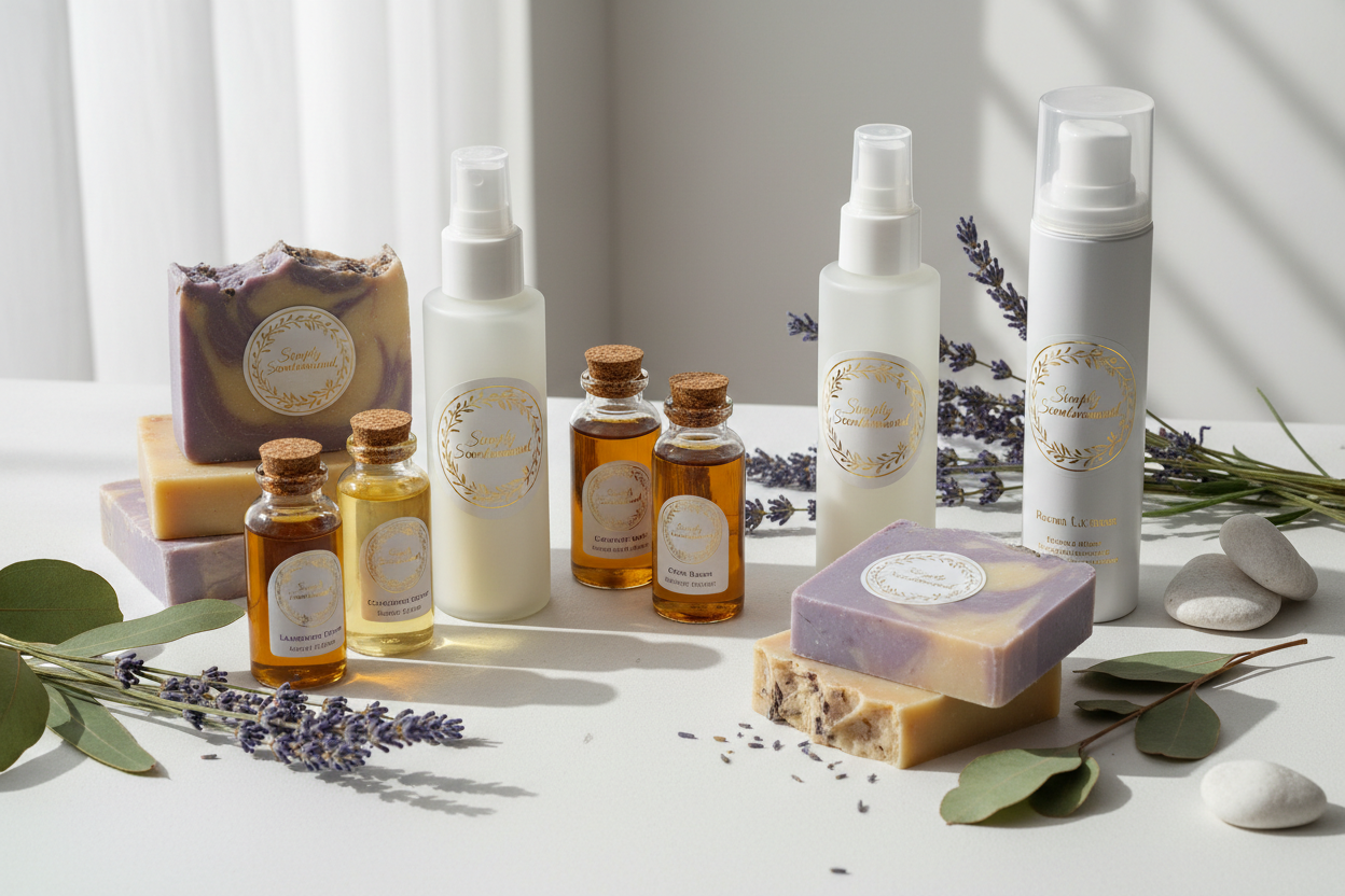 Aromatherapy products with my logo