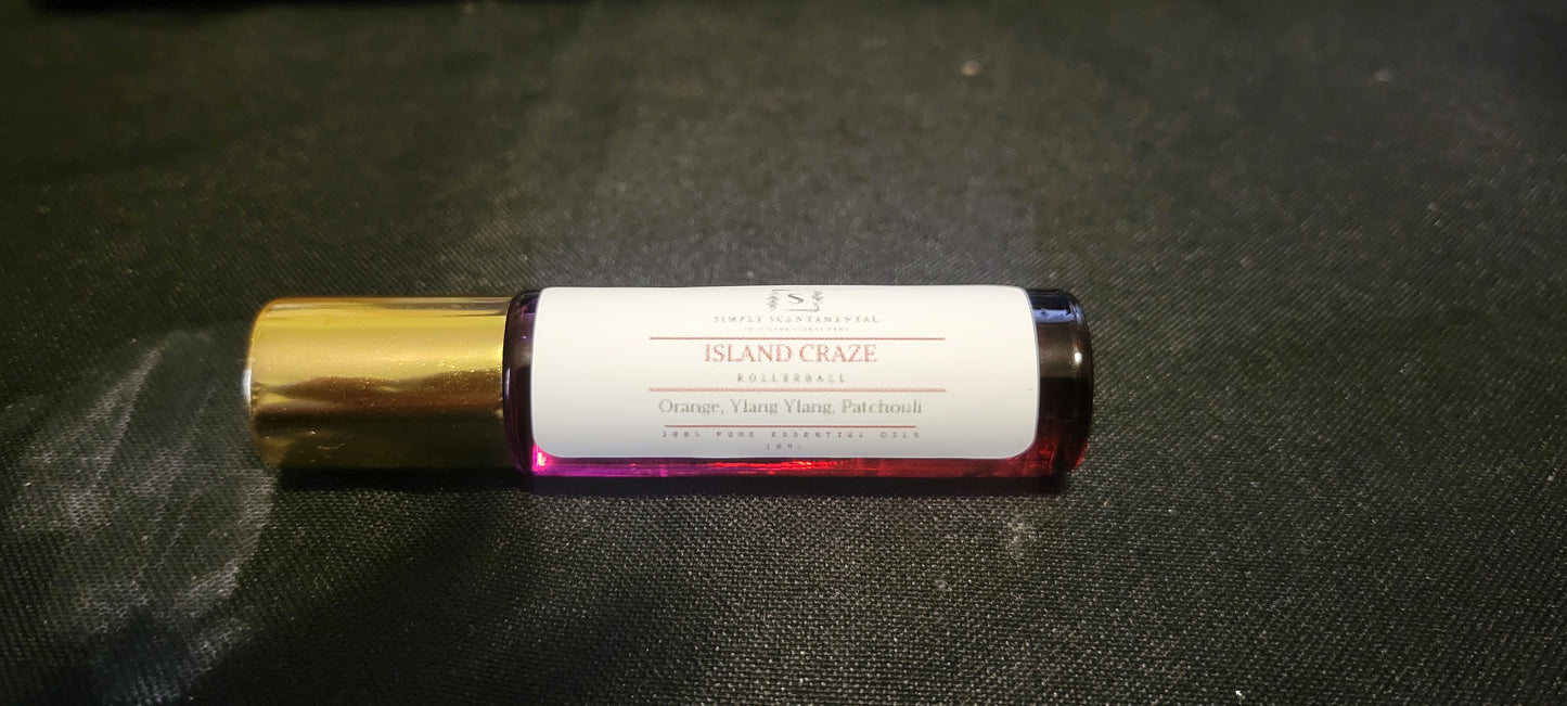 Inspire Rollerball with Carnelian Crystals, 10ml