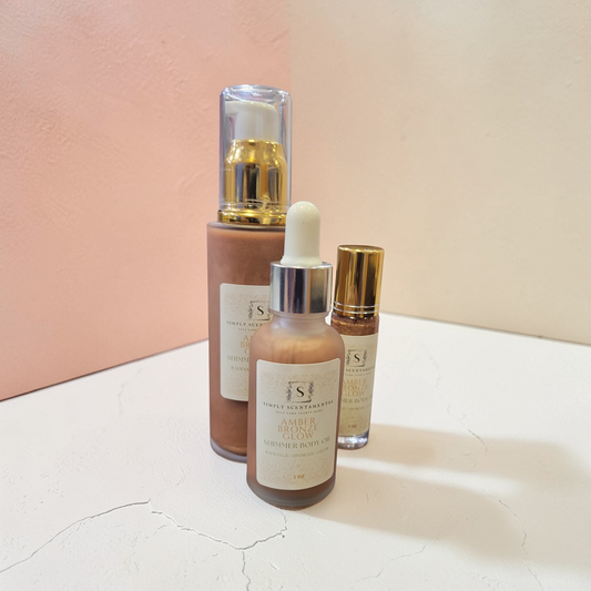 Amber Bronze Glow Shimmer Body Oil