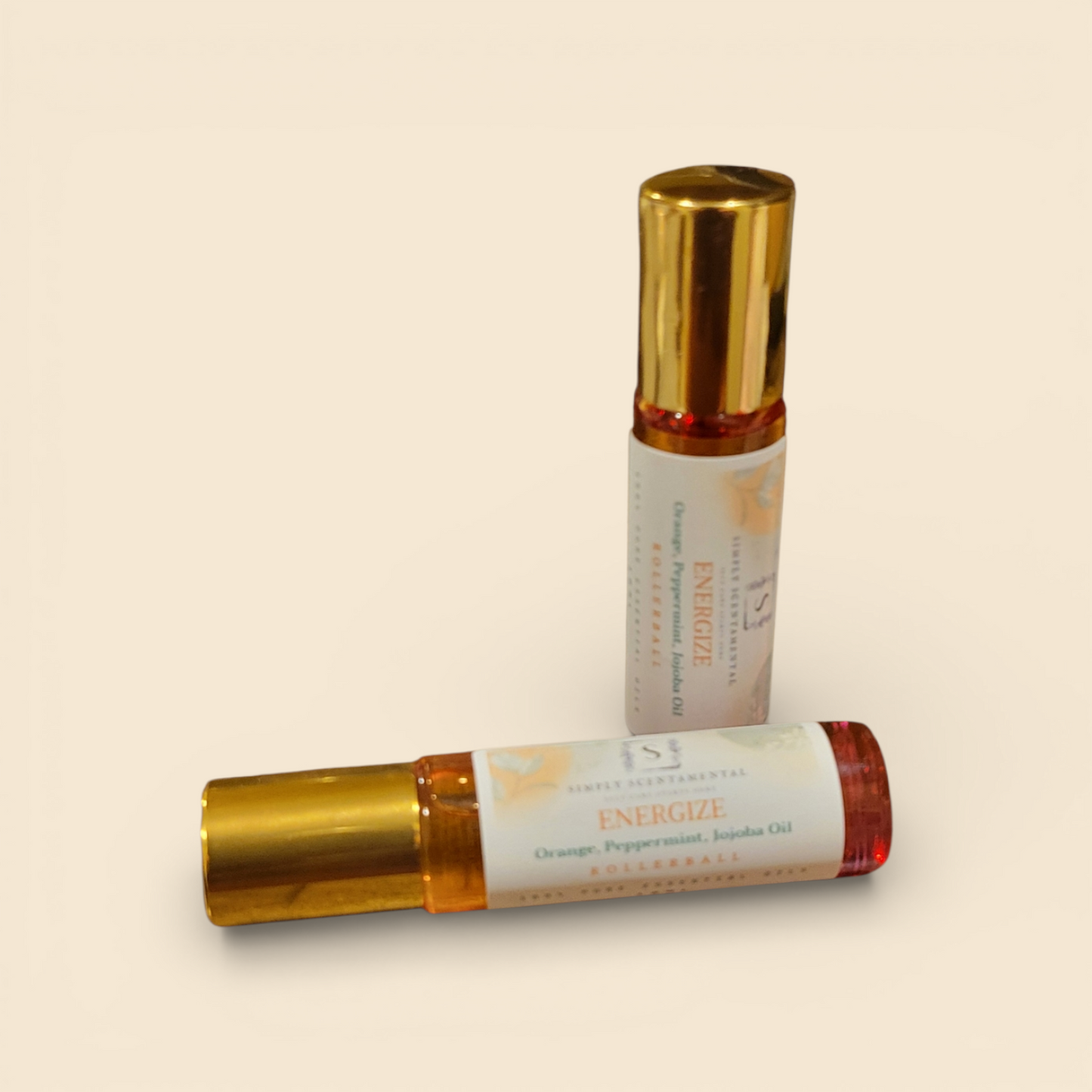 Energize Aromatherapy Rollerball 10ml - Orange, Peppermint & Jojoba Oil